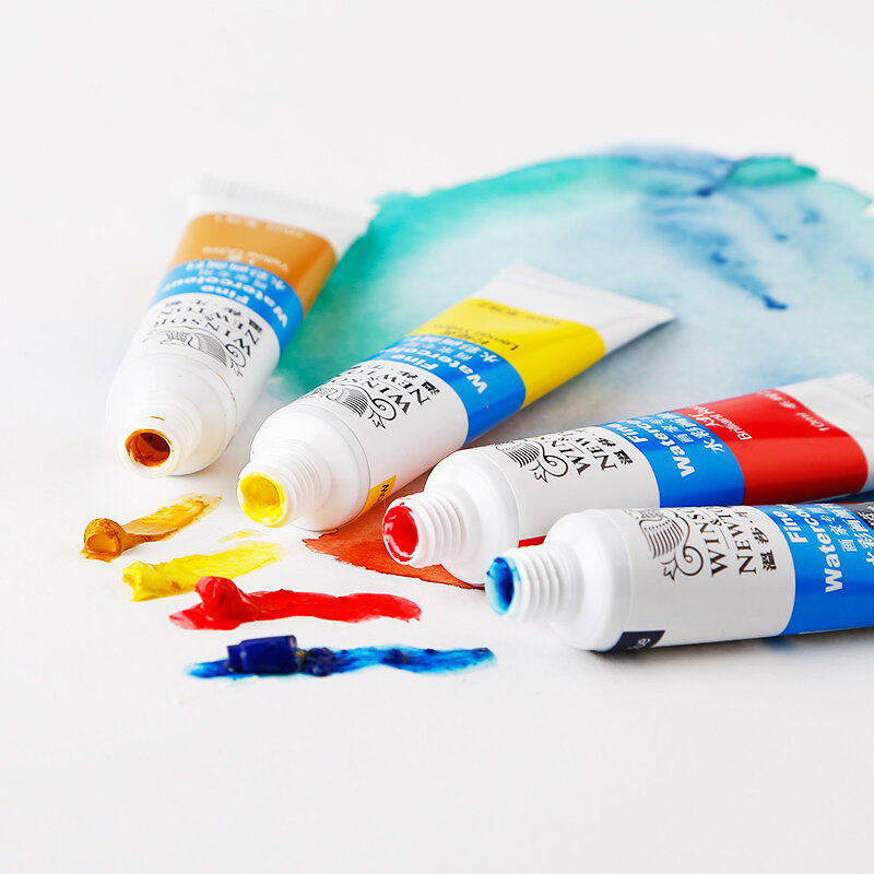 Winsor & newton-水彩絵の具チューブ,10ml,30色,肌の色,水彩絵の具,画材