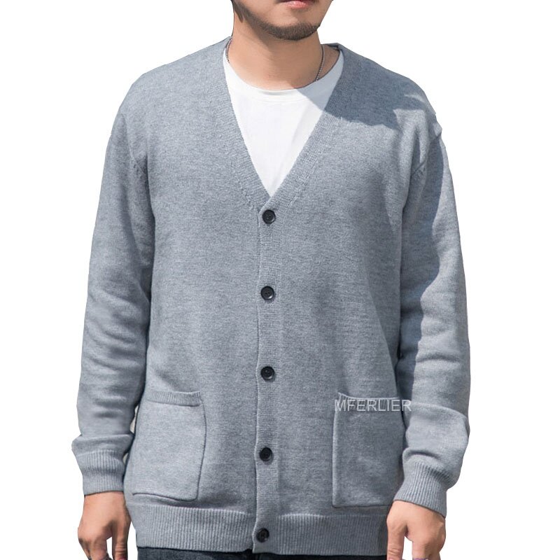 Осенне-зимний мужской свитер 8XL 148 см 7XL 6XL 140 кг пальто большого размера