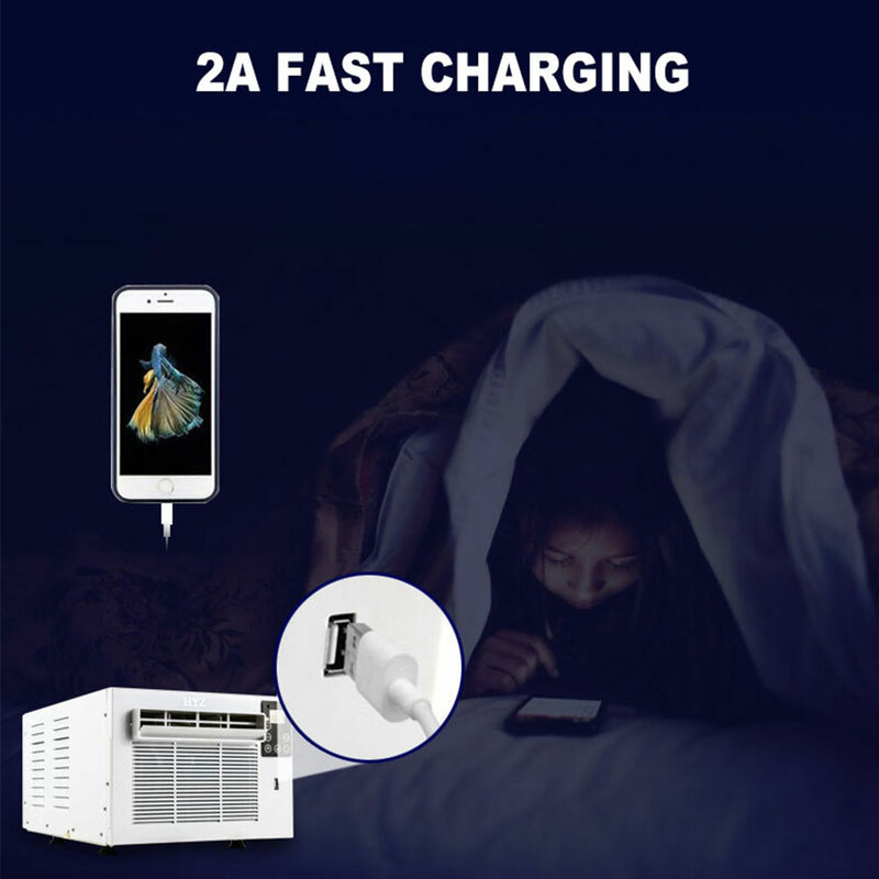 Refrigerazione piccola aria condizionata dormitorio letto zanzariera Mobile Desktop Pet aria condizionata armadio aria condizionata