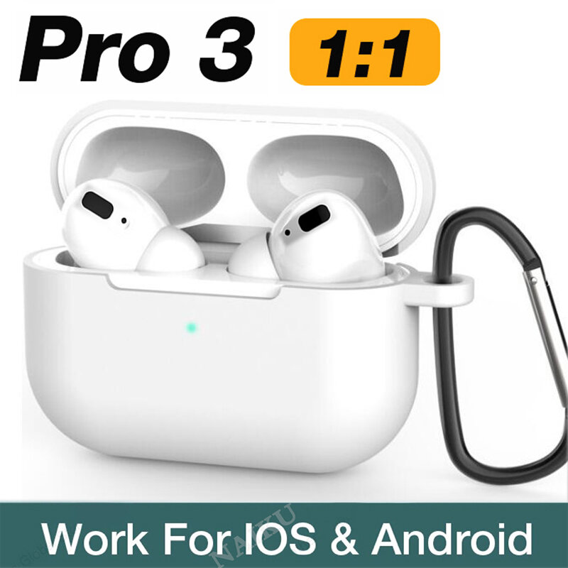 Airpodering Pro 3 Bluetooth Earphone TWS Wireless Headphones HiFi Music Earbuds Sports Gaming Headset For IOS Android Phone