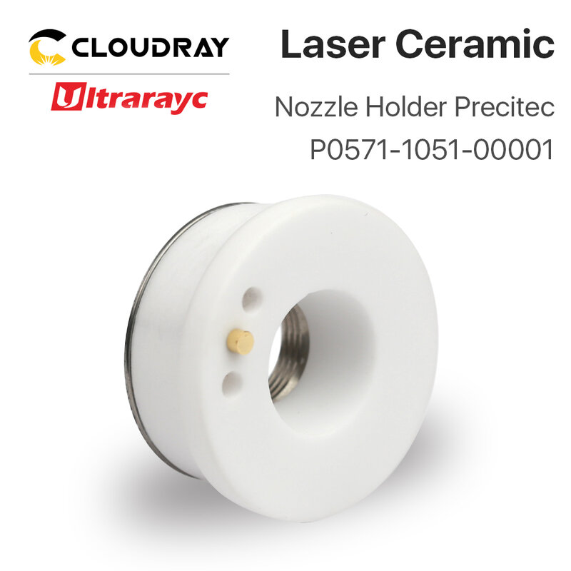 Керамическая деталь для лазерного резака Precitec Procutter и Lightcutter диаметром 28 мм, P0571-1051-0001 для волоконной головки Precitec и Raytools