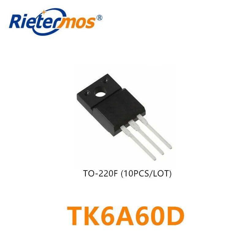 10 Uds N-CHANNEL TK6A60D TK6A60 6A60D TO220F