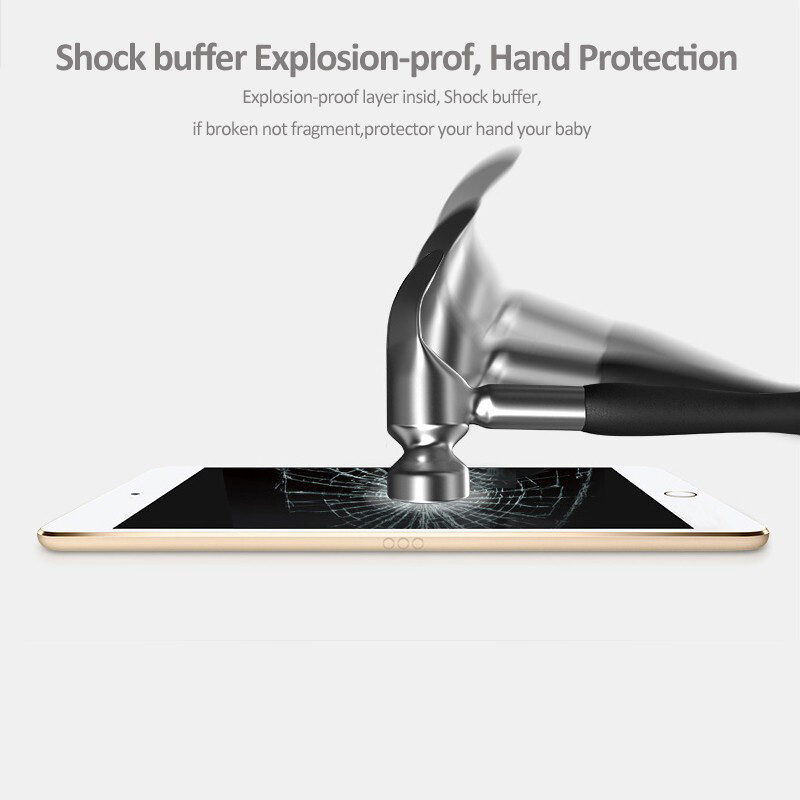 Protector de pantalla para nuevo iPad 9,7 "2017 vidrio templado para nuevo iPad Pro 9,7" 2018 película protectora de pantalla para iPad Air 1 2 vidrio