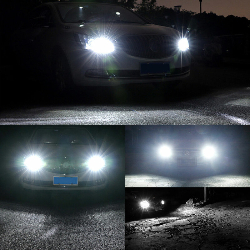 2PCS PW24W PWY24W CANBUS LED หลอดไฟ LED สีขาว3030 LED 12SMD เลี้ยวไฟสัญญาณสำหรับ Audi BMW โฟล์คสวาเก้น DRL กลางวันไฟกันน้ำ