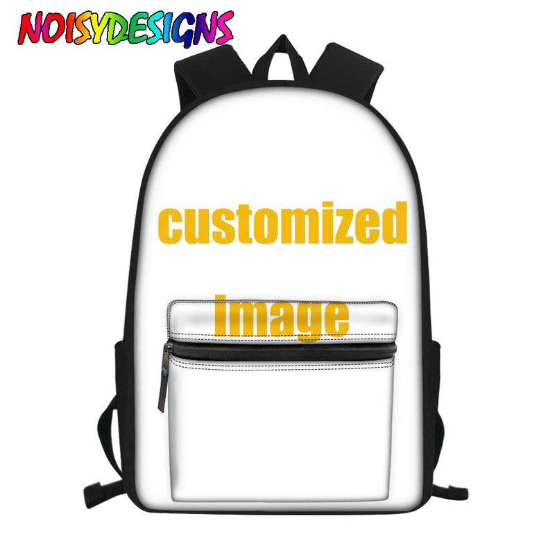 NOISYDESIGNS Customized Printing School Bags For Girls Boys Backpack Backpacks Schoolbags Primary School Backpack Mochila Bolsa