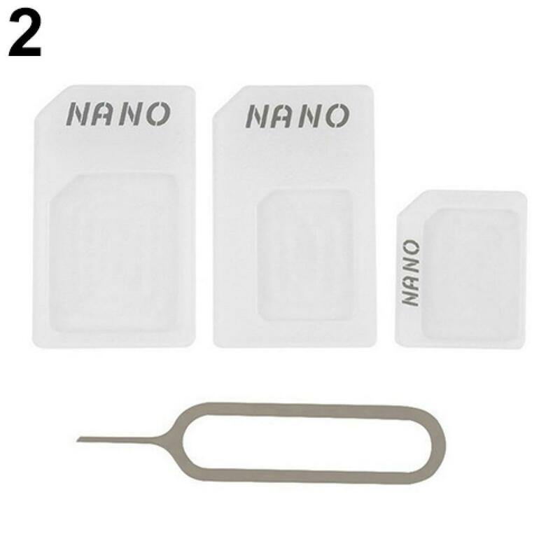 3 в 1 NanoSIM-карта к Micro SIM-карте к стандартному адаптеру SIM-карты конвертер