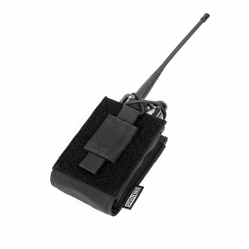 Onetigris-suporte de rádio tático, walkie-talkie bolsa, mag rifle para baofeng uv-5r bf-f8 uv-82 airsoft paintball saco de transporte