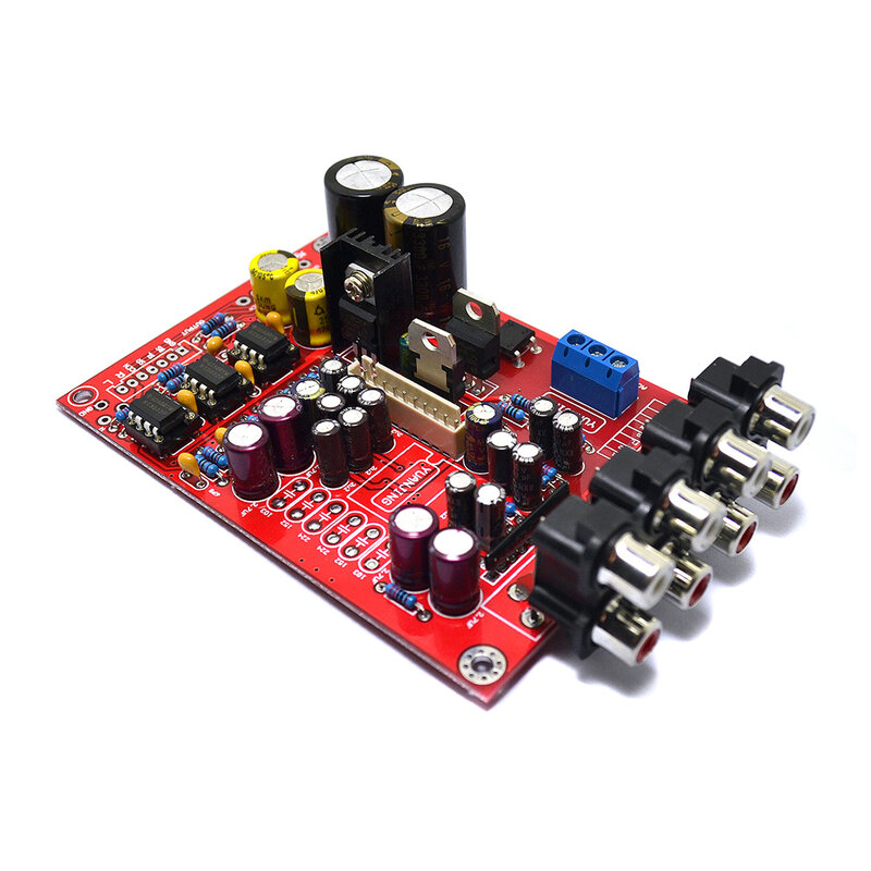YJ 5.1 M62446 pre-amp board+Volume Remote control controller 6-channel