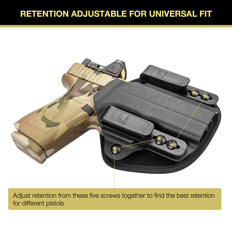 Gun & Blume Kydex und Nylon Hybrid Universal IWB Holster mit Red Dot Passt für Die Meisten Pistole Modelle Im Freien Taktische pistole Fällen