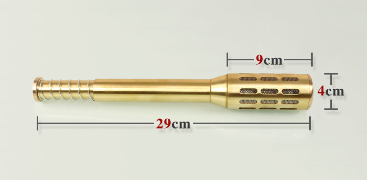 คุณภาพสูง Moxa Roller ทองแดงบริสุทธิ์ Moxa Stick หน้าท้องมือและขา Moxibustion นวด Moxa Roll Burner Stick Body Health care
