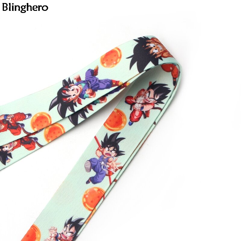Blinghero mélange Dragon Ball lanière Cool clés téléphone longes ID Badge support Anime cou sangle pour caméra sifflet cadeaux BH0421