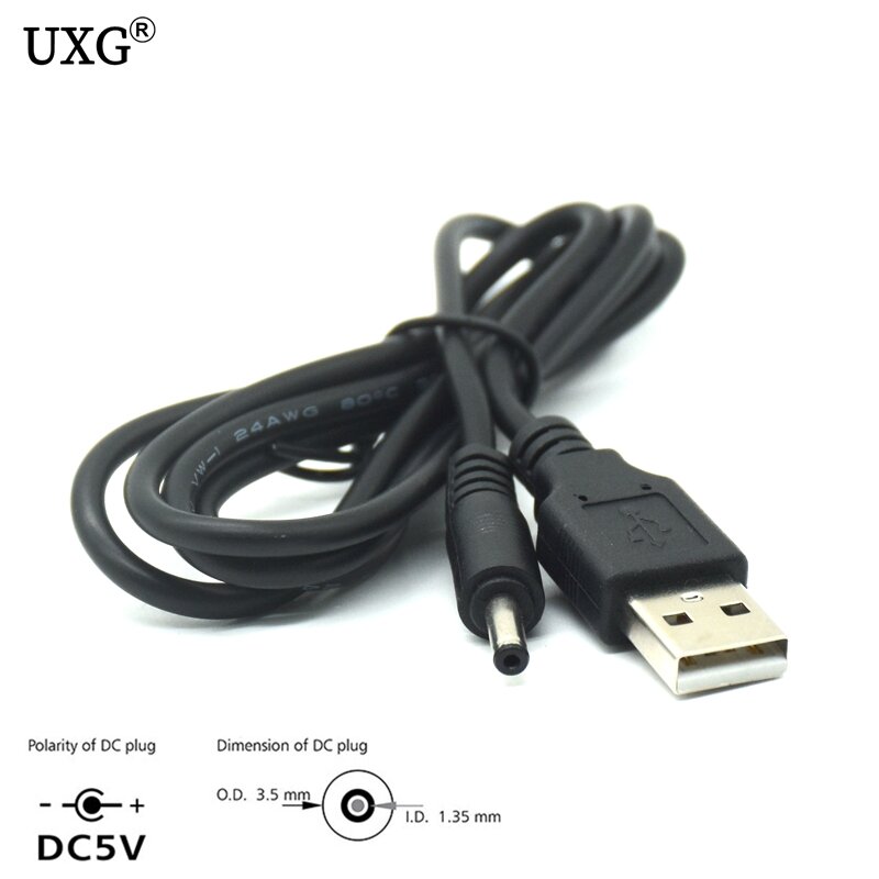 2M 1M Port USB 0.5M Ke 2.0*0.6Mm 2.5*0.7Mm 3.5*1.35Mm 4.0*1.7Mm 5.5*2.1Mm 2.5Mm X 0.7Mm 5V DC Barel Jack Daya konektor Kabel