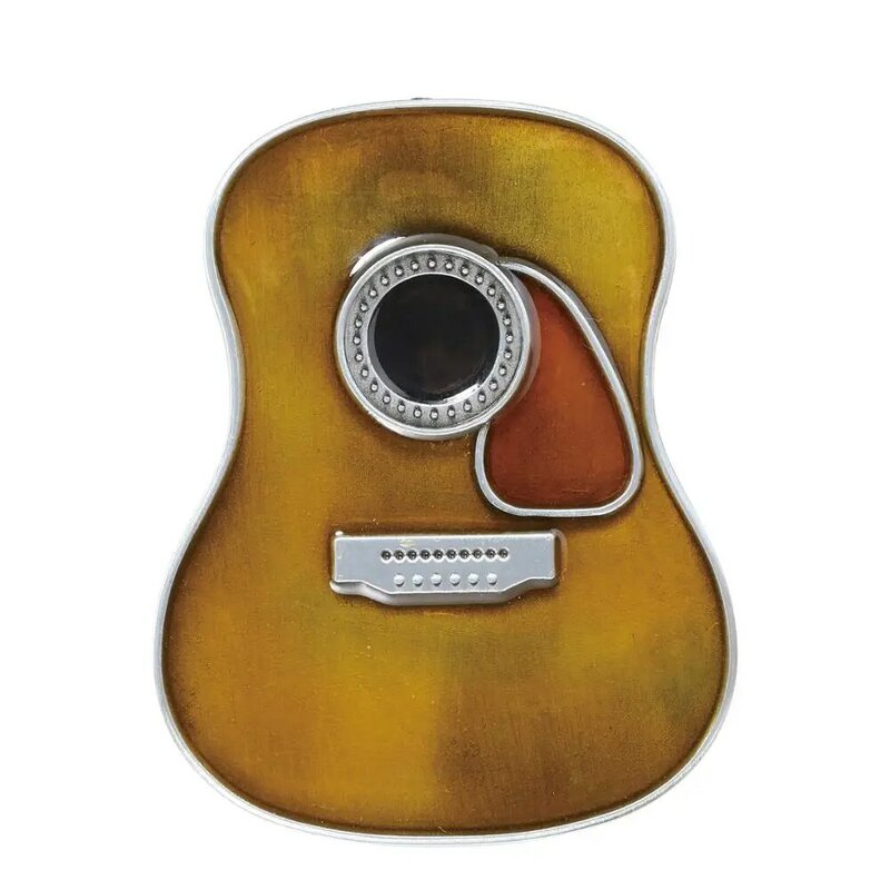 Fivela de cinto caubói ocidental, fivela de cinto esportiva de metal para violão, masculina e feminina adequada para cinto de 4cm