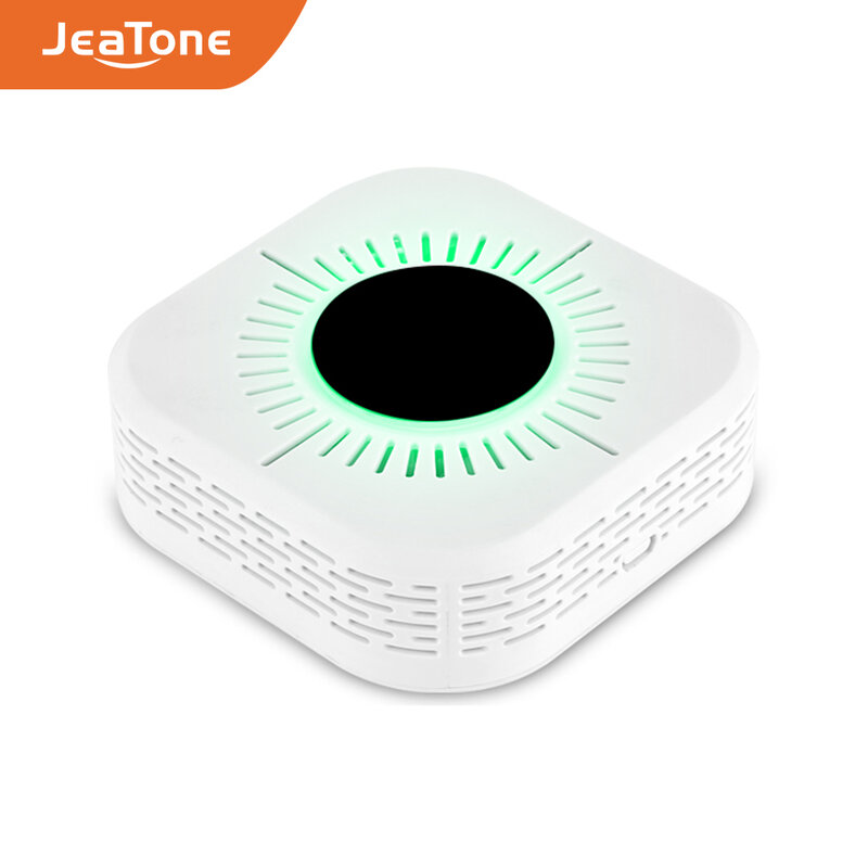 JeaTone беспроводной 433 МГц детектор дыма/угарного газа независимый датчик 360 градусов домашняя сигнализация для сада/дома безопасности