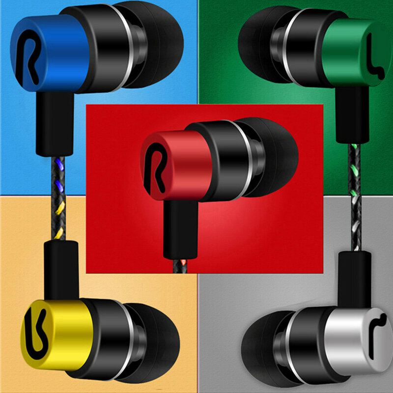 Sport Kopfhörer Universal 3,5mm In-Ohr Stereo Ohrhörer Kopfhörer Für Handy Mit Kein Mikrofon 3,11