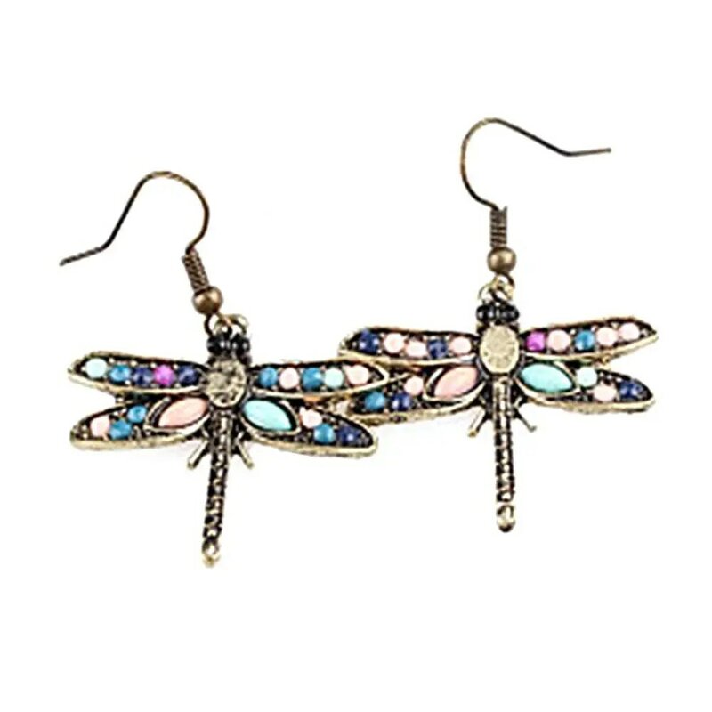 Богемные женские серьги в виде бабочки стрекозы разразразумные серьги ювелирные изделия в подарок
