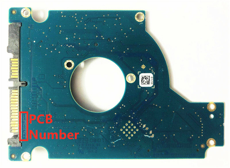 Seagate-placa de circuito para notebook, número da placa de circuito de disco rígido: 100675229 reva, 9573/sata 2.5 st9750420as