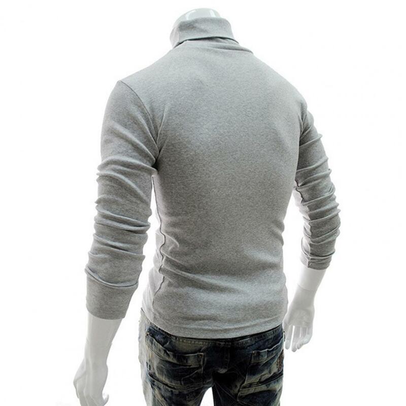Plus rozmiar dziergany sweter męski bluza Top golf zimowy rozciągliwy wąski sweter dzianina jesień