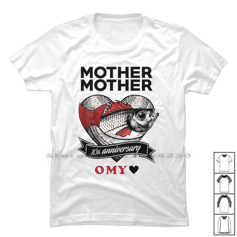 T-shirt Surprise pour mères, 100% coton, anniversaire, Album Surprise pour mères, montée, amour, Logo, bande de poisson