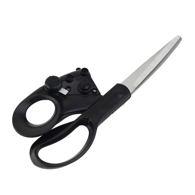 1ps Professional Laser Guided Scissors For home Crafts Wrapping Gifts Fabric Sewing Cut Straight Fast with battery
