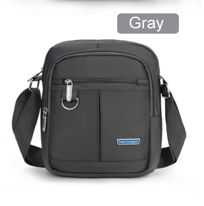 Mens Nylon Waterproof Messenger Bag Multifunctional Casual Business Travel Shoulder Crossbody Bag