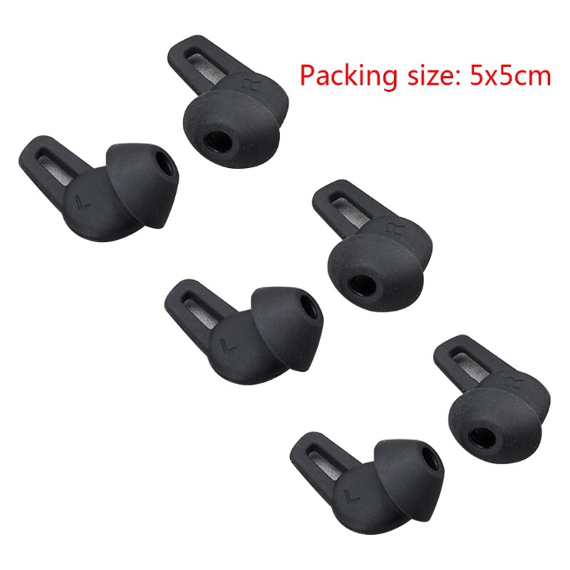 6Pcs Earbuds Cover In-Ear Tips Soft Silicone Skin for Huawei FreeLace Pro R9CB