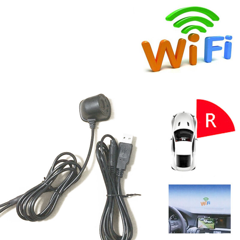 Usb Wifi Front Side View Camera Voor Auto Rechts Monitoring Door Telefoon Controle