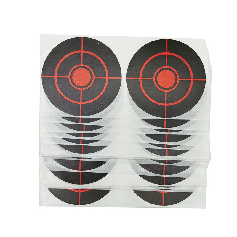 20 Buah Target Stiker Dampak Warna dengan Efek Percikan Percikan Luar Ruangan & Dalam Ruangan Permainan Keluarga Olahraga Menembak Pistol Militer