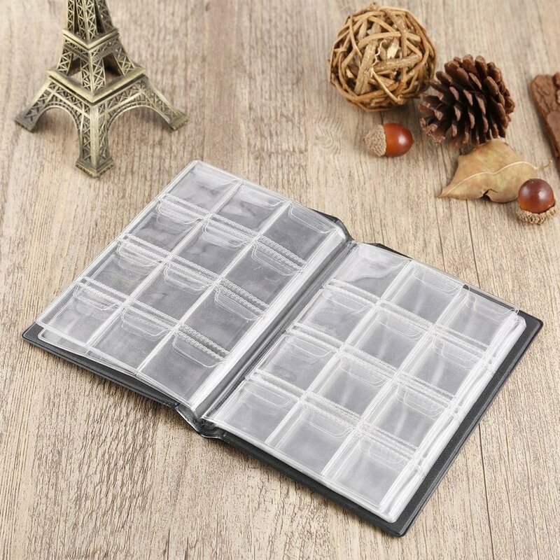 Professional Coin Collection Book Portable 120 Coin Holders Scrapbooking Album Money Penny Storage Holding Pockets