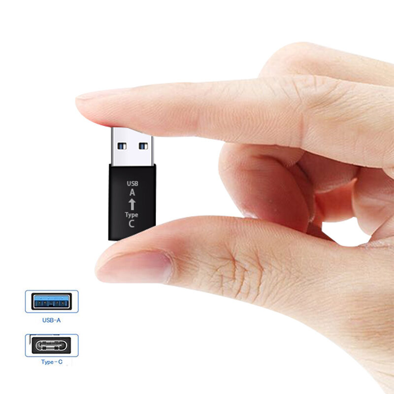 Переходник USB-C/USB 3.0, Thunderbolt 3, алюминиевый, для MacBook Pro 2017, Samsung Note 8, S8, Google Pixel 2 XL, поддержка OTG