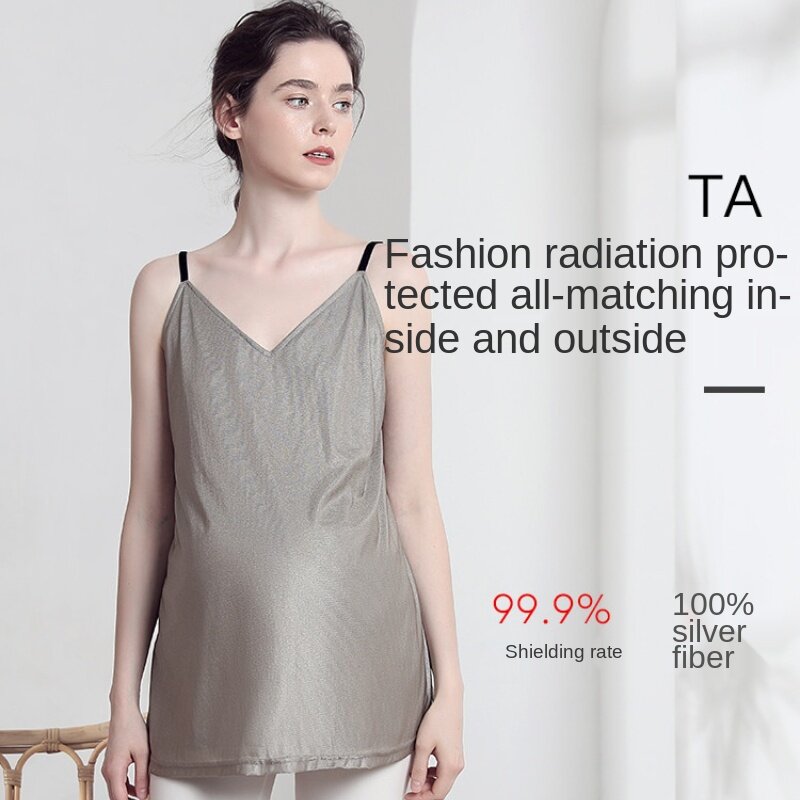Roupa de proteção a radiação, vestido de maternidade com avental para as 4 estações, roupas de proteção a radiação para mulheres grávidas