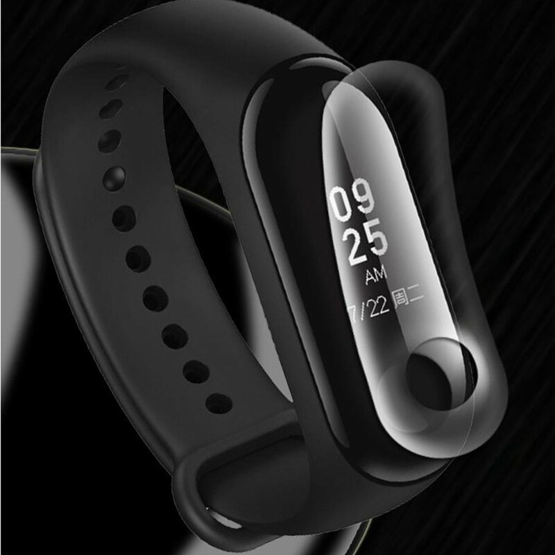 Película protectora de pantalla para pulsera inteligente Xiao Mi Band 3, Protector de pantalla para pulsera inteligente, sin templar