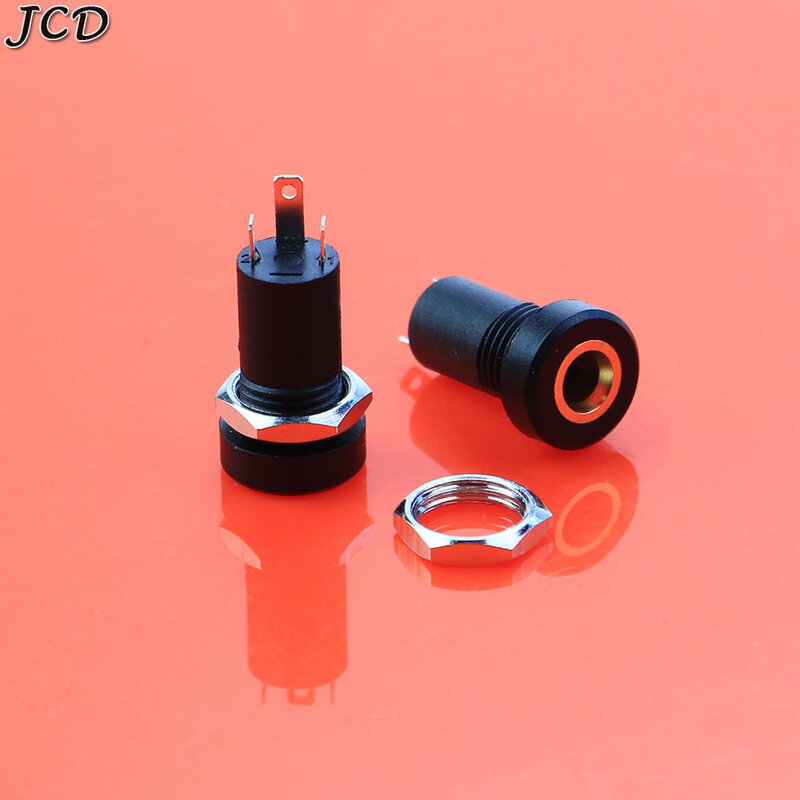 JCD 1 sztuk 3.5mm Stereo gniazdo żeńskie ze śrubą 3.5 Audio wideo złącze słuchawkowe PJ-392 3640 399M 341 376M 301M 325M