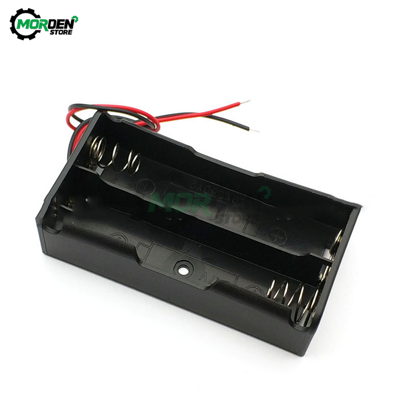 1/2/3/4 gniazda 18650 bateria uchwyt na baterie plastikowe opakowanie na baterie schowek na 4*3.7V 18650 bateria litowa