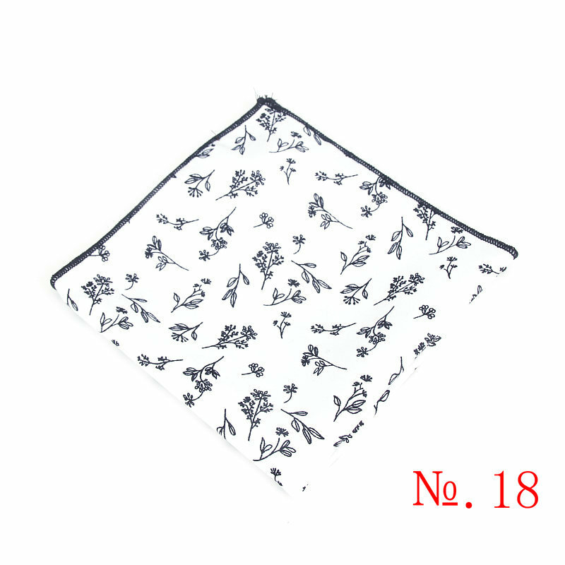 Novo bolso quadrado para homem mulher floral no peito toalha hanky senhores hankies ternos masculinos lenço de impressão toalha de bolso