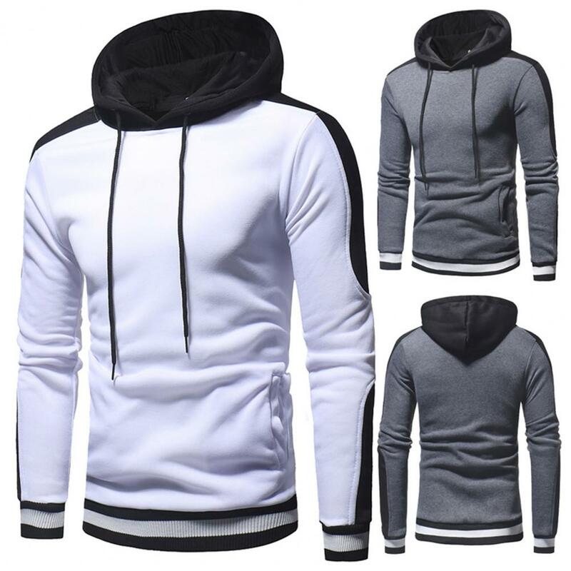 Casual  Fashion Solid Color Hip Hop Male Sweatshirt Skin-friendly Autumn Hoodie Hooded   for Outdoor