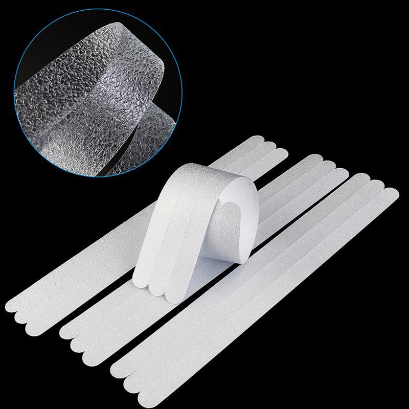 30 Stuks Anti Slip Strips Transparant Douchestickers Douchetreden Antislip Strips Voor Doorzichtige Waterdichte Tapes Douches Trappen
