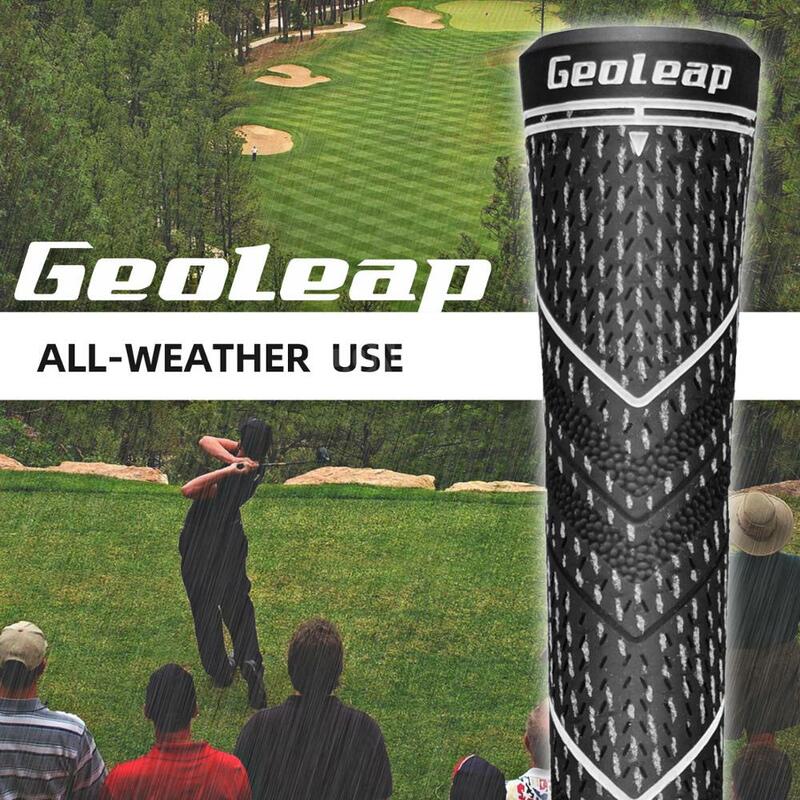 Geoleap ACE-S 골프 그립 10 개/몫, 하이브리드 골프 클럽 그립, 멀티 컴파운드, 표준, 8 색 옵션, 무료 배송