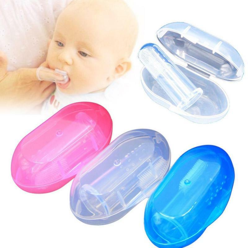높은 품질 아기 Teether 장난감 BPA 바나나 젖니가 남 반지 실리콘 씹는 치과 치료 칫 솔 간호 구슬 유아 선물