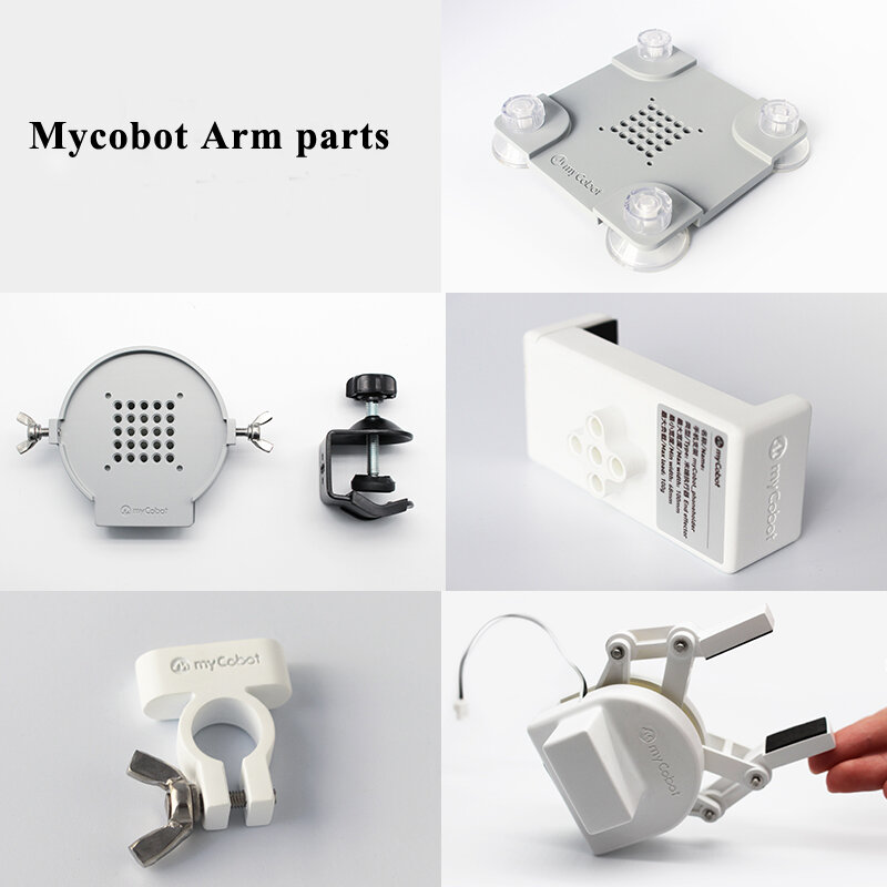 Mycobot Robot Arm, End Effector, Zuignap, G Type Base, Machine Grijper, Klauw