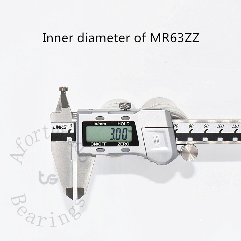MR63ZZ mini łożysko 10 sztuk 3*6*2.5(mm) darmowa wysyłka stal chromowana metalowe uszczelnione części do urządzeń mechanicznych o dużej prędkości