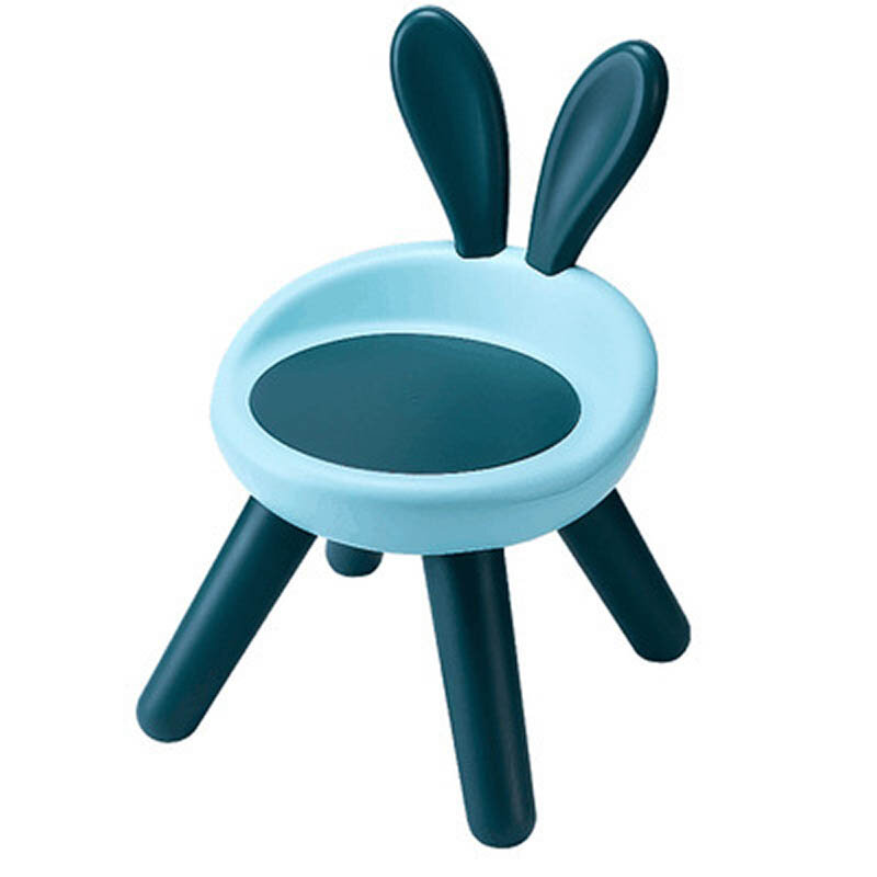 어린이 의자 미끄럼 방지 어린이 의자 플라스틱 두꺼운 다채로운 의자, 가정용 유치원 가구, 어린이용 작은 발판