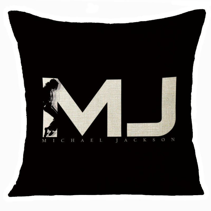 Michael Jackson Pillow Case Cosplay Costume Printing For Home Decorative Pillows Cover Invisible Zippered Throw PillowCases A1-2
