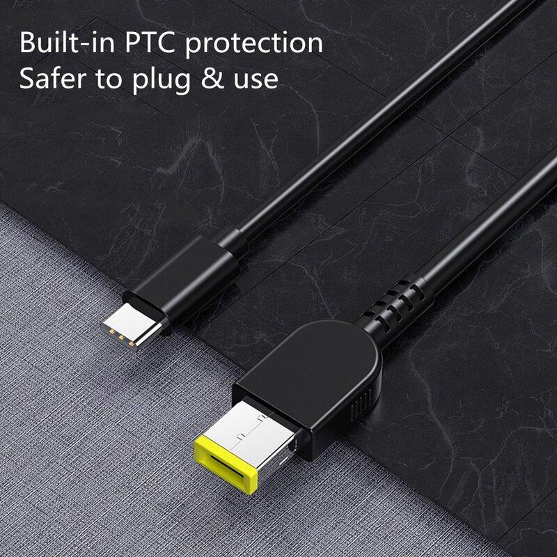 Convertidor USB tipo C PD, Cable de carga Universal para portátil, adaptador de corriente CC para Dell, Asus, Lenovo, Notebook, Cable de alimentación