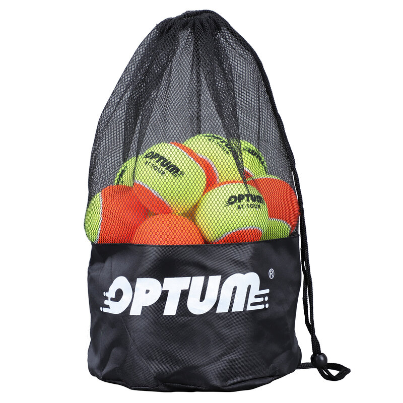 OPTUM BT-TOUR piłki tenisowe plażowe 50% piłka ciśnieniowa etap 2 z siatkową torbą na ramię-12, 24, 36 rozmiarów paczek