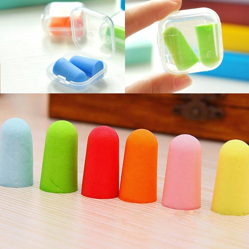 Soft Foam Ear Plugs Sound Insulation Ear Protection Earplugs Anti Noise Snoring Sleeping Plugs for Travel Noise Reduction