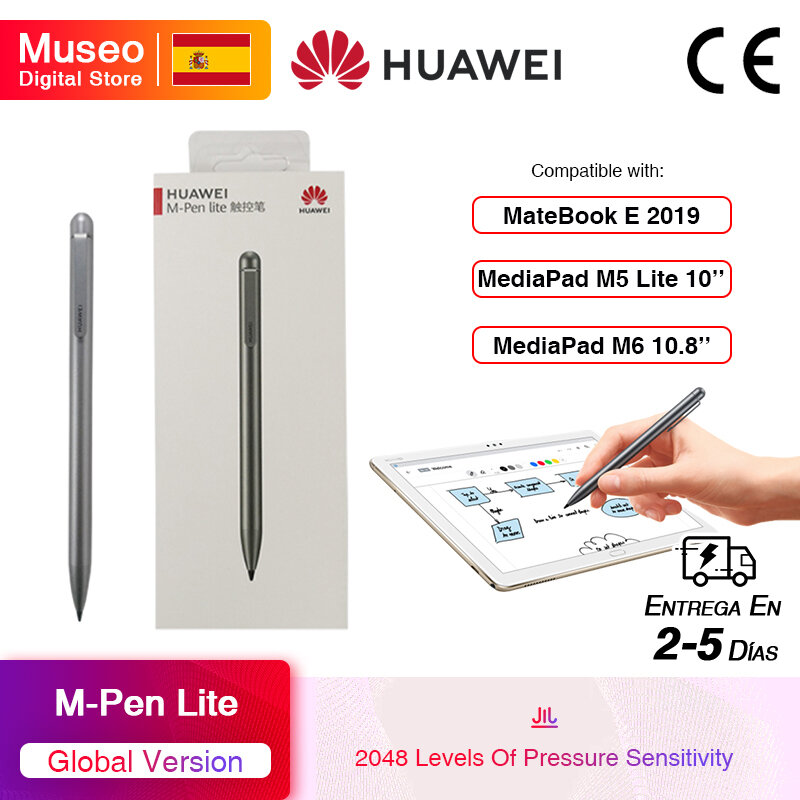 Versión Global Huawei M-pluma Lite Touch Pen para MateBook 2019 Mediapad M5 Lite Mediapad M6