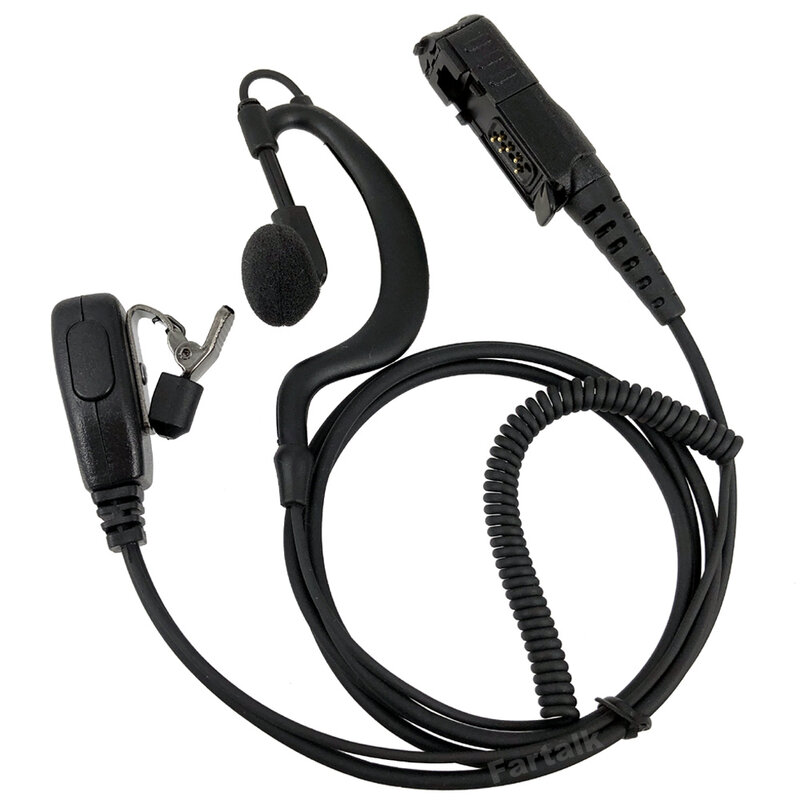 Auriculares con micrófono para Motorola Radio, dispositivo de audio bidireccional, DP2400, DP2600, XiR, P6600, P6608, P6620, E8600, MTP3150, MTP3500