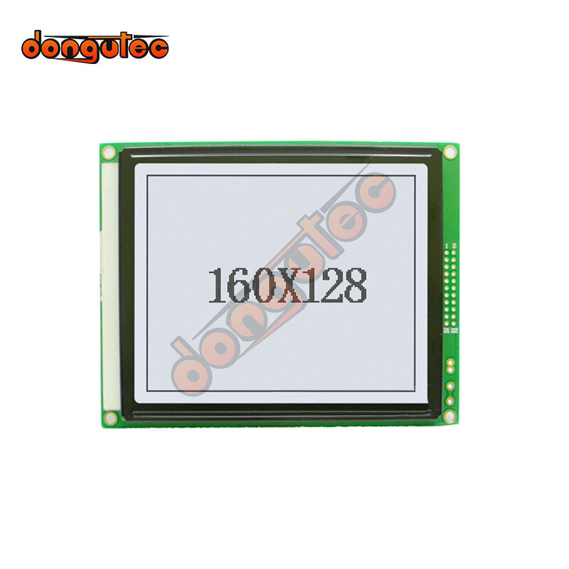 160128 160128B LCD pantalla de visualización de T6963 5V 129.0X102.0X17