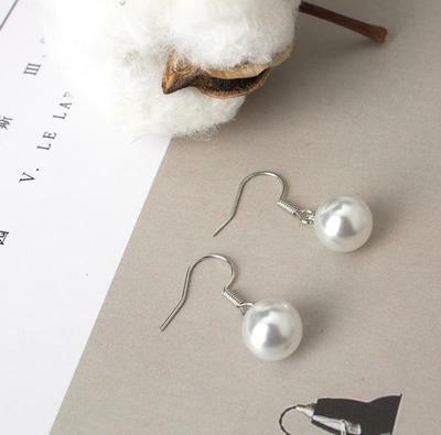 New Fashion Crystal Earrings for Women Pearl Women Branch Shell Pearl Flower Stud Earrings Female